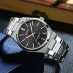 Curren 8439 Watch For Men - Silver Black - Image 2