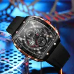 CURREN 8442 Multi-function Chronograph Men Watch- Rose Gold & Black - Image 2
