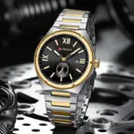 Curren 8471 Watch For Men - Silver Gold Black