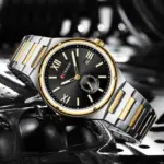 Curren 8471 Watch For Men - Silver Gold Black - Image 2