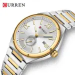 Curren 8471 Watch For Men - Silver Gold - Image 2
