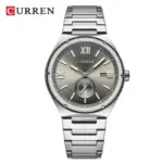 Curren 8471 Watch For Men - Silver Gray
