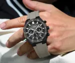 Curren 8489 Watch For Men Silicon Belt-Gray - Image 3