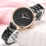 Curren 9015 Watch For Women-Black