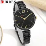 Curren 9017 Watch For Women-Black - Image 4