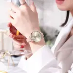 Curren 9068 Belt Watch For Women-Brown - Image 2