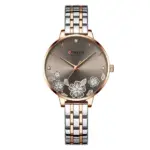 Curren 9068 Chain Watch For Women-Silver Rose Gray