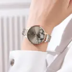 Curren 9068 Chain Watch For Women-Silver Rose Gray - Image 4