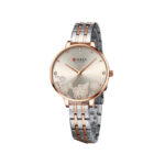 Curren 9068  Chain Watch For Women-Silver Rose - Image 3