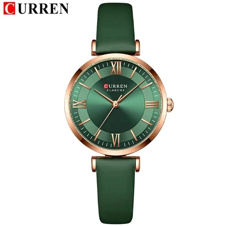 Curren-9079-Watch-For-Woman-Rose-Green.jpg Curren 9079 Watch For Woman-Rose Gold Green - Image 1