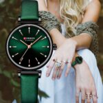 Curren 9081 Watch For Women-Green - Image 2