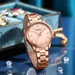 Curren 9090 Watch For Women - Full Rose - Image 3