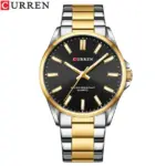 Curren 9090 Watch For Women - Silver Gold Black