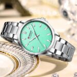 Curren 9090 Watch For Women - Silver Sky - Image 2
