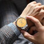 Curren 9090 Watch For Couple - Silver Yello - Image 3