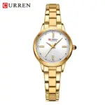 Curren 9094 Watch For Women - Gold White