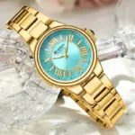 Curren 9091 Watch For Women - Sky Gold - Image 2