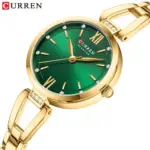 CURREN 9092 Women Watch-Golden Green - Image 2