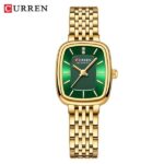 Curren 9093 Women Watch-Golden Green - Image 2