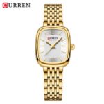 Curren 9093 Women Watch-Golden White - Image 3