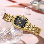 Curren 9093 Women Watch-Golden Black - Image 3