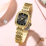 Curren 9093 Women Watch-Golden Black