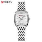 Curren 9093 Women Watch- Full Silver - Image 3