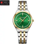 Curren 9096 Watch For Women - Gold Green