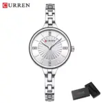 Curren 9097 For Women-Full Silver - Image 3