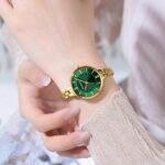 Curren 9097 For Women-Gold Green - Image 4