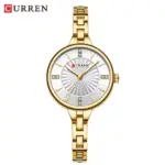 Curren 9097 For Women - Golden White - Image 3