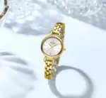 Curren 9098 Watch For Women - Gold White - Image 2