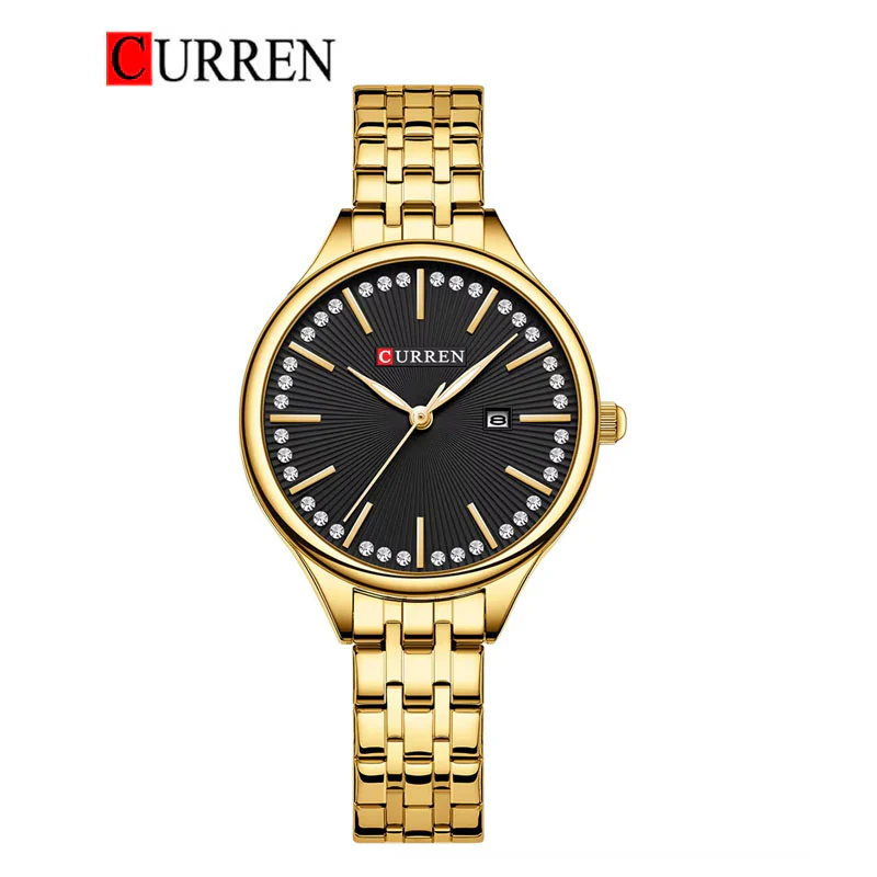 Curren-9099-Watch-For-Women-Gold-Black.webp Curren 9099 Watch For Women - Gold Black - Image 1