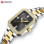 Curren 9102 Watch For Women - Silver Gold Black - Image 2