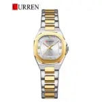 Curren 9104 Watch For Women - Siver Gold