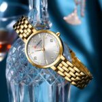 Curren 9106 Watch For Women - Gold White - Image 2