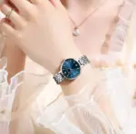 Curren 9106 Watch For Women-Silver Blue - Image 2