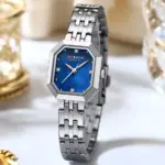Curren 9108 Watch For Women-Silver Blue - Image 2