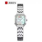 Curren 9108 Watch For Women - Silver White
