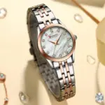Curren 9111 Orginal Woman Watch-Silver Rose