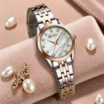 Curren 9111 Orginal Woman Watch-Silver Rose - Image 2