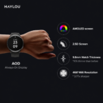 HAYLOU Solar Lite 2 Smart Watch - Black - Image 2