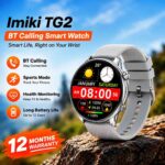 Imiki TG2 BT calling Smart Watch - Silver Gray