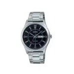 Casio MTP-V006D-1CUDF Standard Day Date Silver Chain Watch