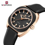 NAVIFORCE 5061 Watch For Women - Rose Gold Black - Image 2