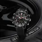 NAVIFORCE 7135 Men’s  Sports Watch - Black - Image 2