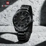 Naviforce 8032 Watch for Men-Black Gray