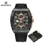 Naviforce 8052 Watch For Men-Black Rose - Image 3