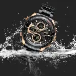 Naviforce 9197 CH Watch For Watch–Black - Image 2