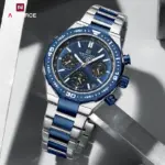 Naviforce 8049 Watch For Man - Sliver Blue - Image 2
